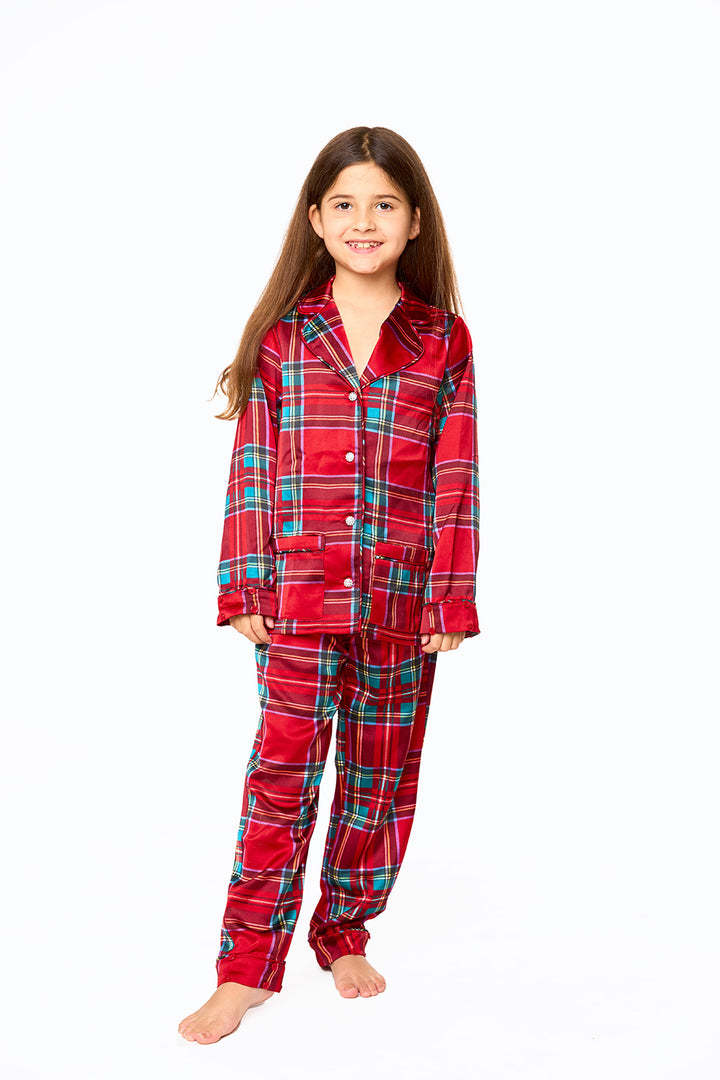 Parent child outfit European and American Christmas pajamas set printed home clothes for women